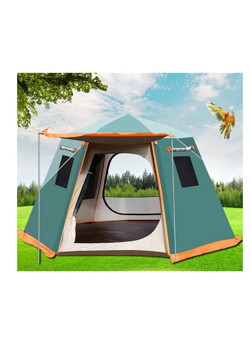 Toby's - Pop Up Tent 3-8 Person Beach Tent Sun Shelter Outdoor Camping Family Tent Instant Tent Easy Set Up - Image 1