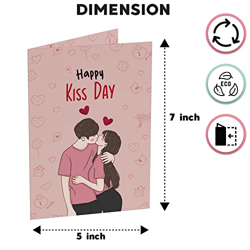 Festiko Adult Valentine Greeting Cards Valentine Week-8 Days Greeting Card,Love Romantic Cards,Greeting Card Set for Love Couples,Special Valentine Gift Set for Gf,BF,Wife,Husband,Multicolour - Image 2