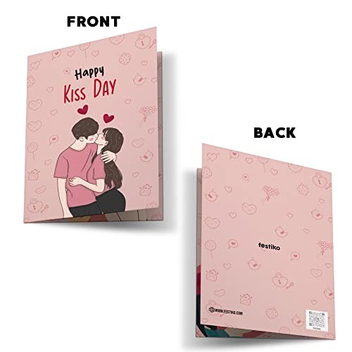 Festiko Adult Valentine Greeting Cards Valentine Week-8 Days Greeting Card,Love Romantic Cards,Greeting Card Set for Love Couples,Special Valentine Gift Set for Gf,BF,Wife,Husband,Multicolour - Image 4