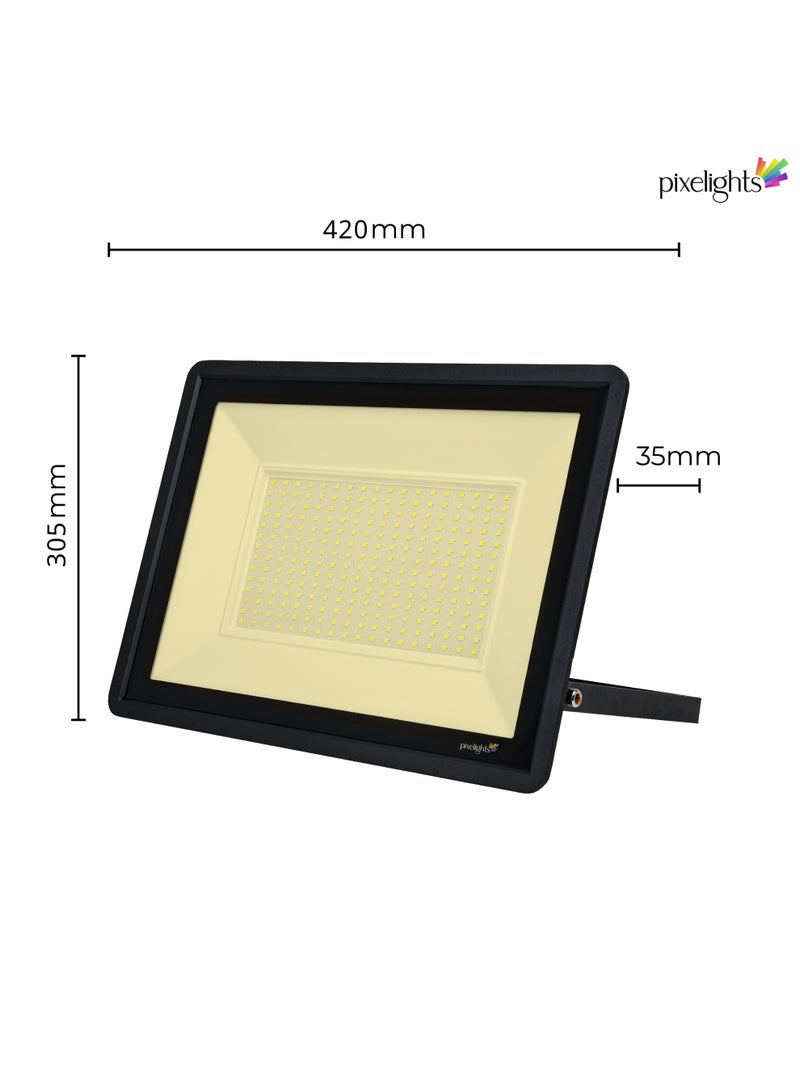 pixelights 300W LED Flood Light, Warm -3000K, IP65, 25000Hr Life, 2years Warranty, suitable for Garden, Playground, Garage, Factories, Parking Lot, Park, Playground etc. Part#PIXEL62300WW - Image 3