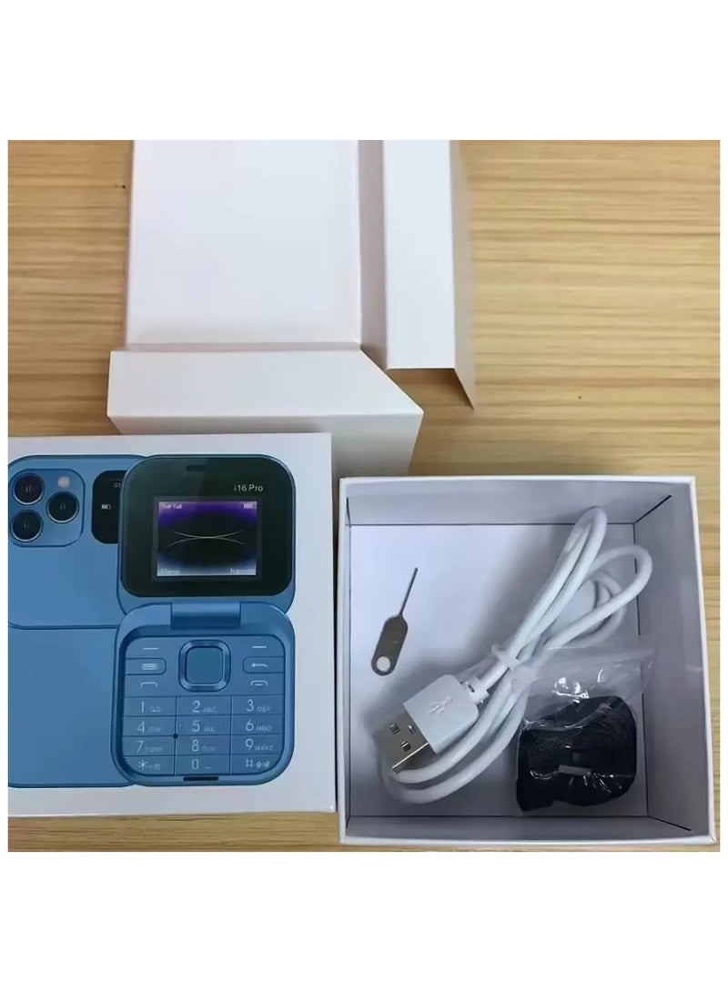 هوب هاتف جافا ثنائي الشريحة للبيع الساخن - شاشة 1.8 بوصة، بطارية 1000 مللي أمبير، مشغل MP3/MP4، راديو FM، تصميم قابل للطي - Image 4