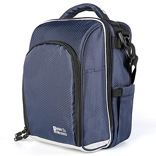 R SPIDER WIRELESS Premium Pilot Flight Bag - Aviation Bag (Navy Blue) - Image 1