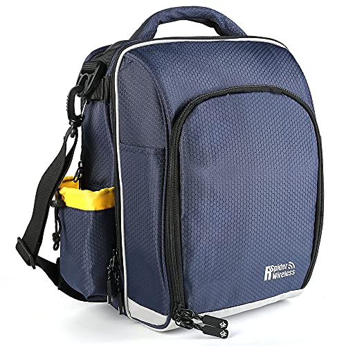 R SPIDER WIRELESS Premium Pilot Flight Bag - Aviation Bag (Navy Blue) - Image 5
