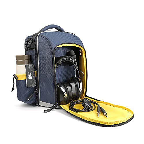 R SPIDER WIRELESS Premium Pilot Flight Bag - Aviation Bag (Navy Blue) - Image 4