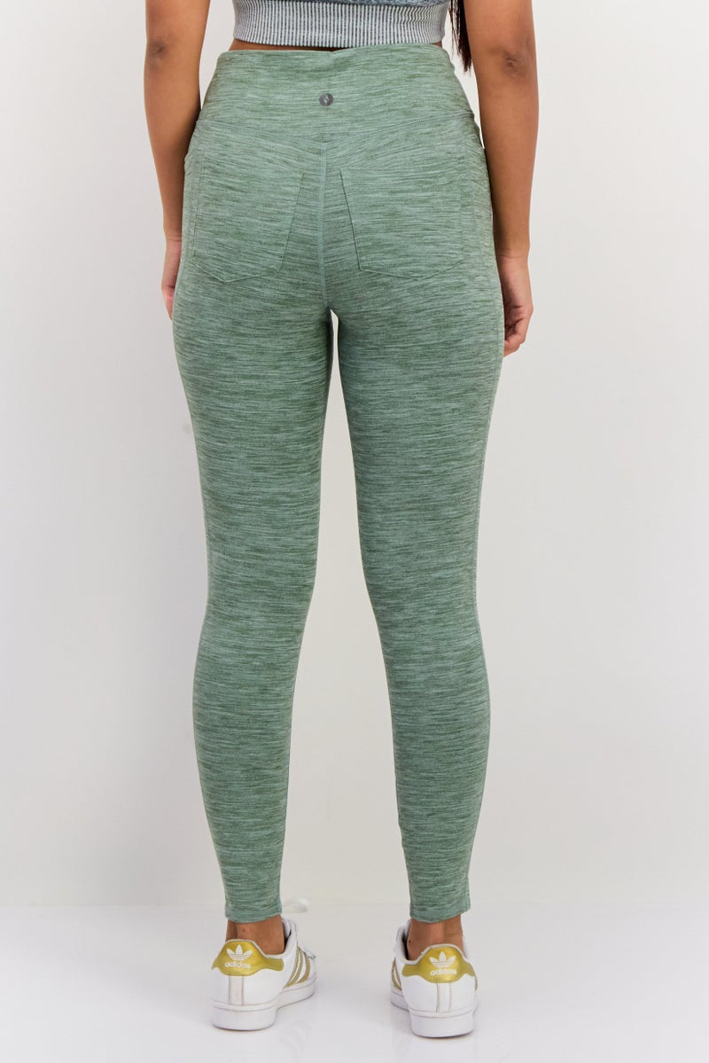 SKECHERS Women Sportswear Fit Training Leggings, Sage Green - Image 3