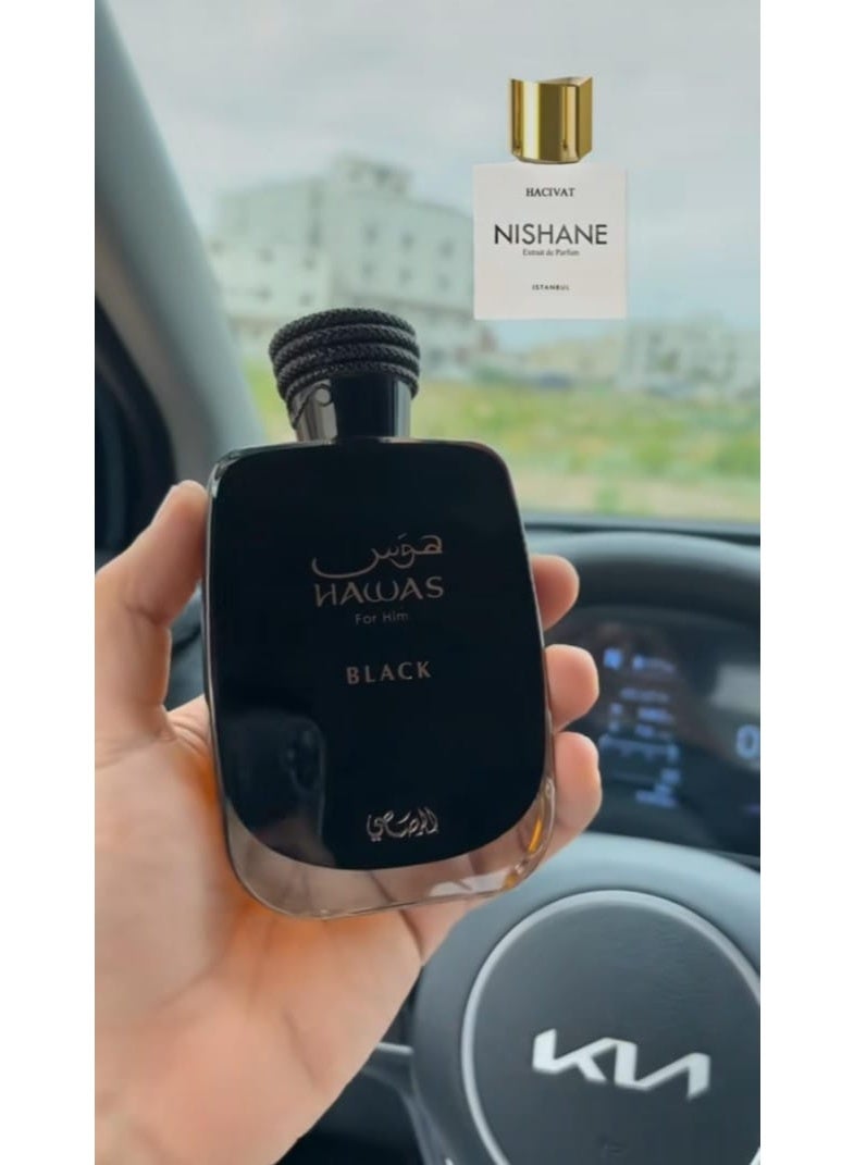 Black Hawas Black Eau de Parfum 100ml - Image 1
