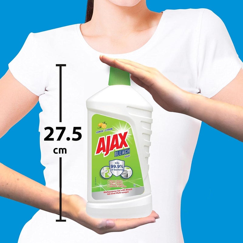 Ajax Multi-Surface Antibacterial Gel Bleach Cleaner, Lemon, 1 L - Image 5