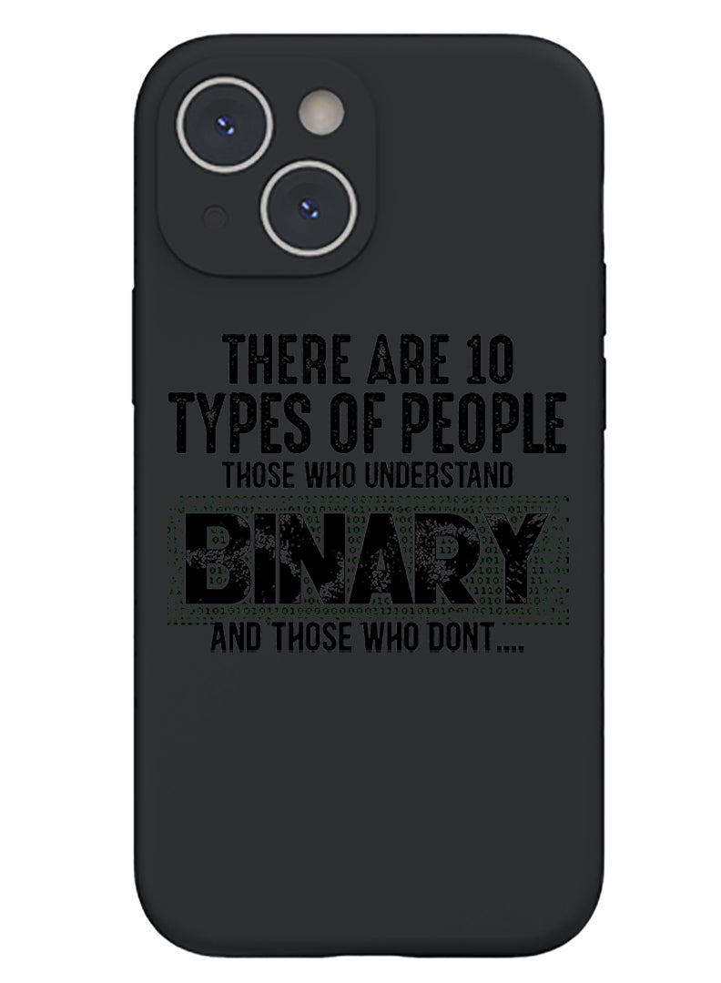 Theodor Protective Slim Fit Case Liquid Silicone Cover with Full Body Protection Anti-Scratch Shockproof Case For iPhone 14 Black  - Boy copy - Image 1