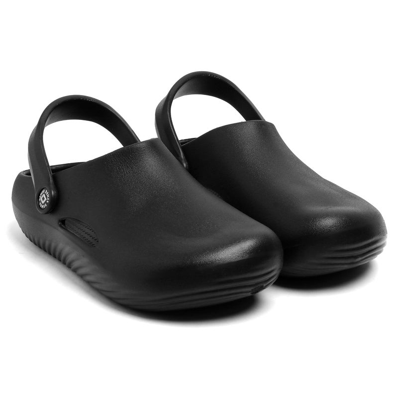 Face أحذية كلوج سوداء للرجال - Image 5