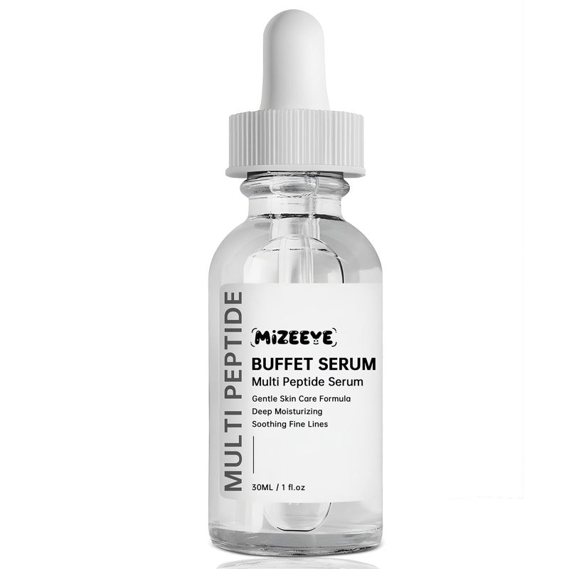 Buffet Peptides Serum For Face 30ML Multi Peptide Face Serum For Antiaging Moisturizing Fine Lines  Acne