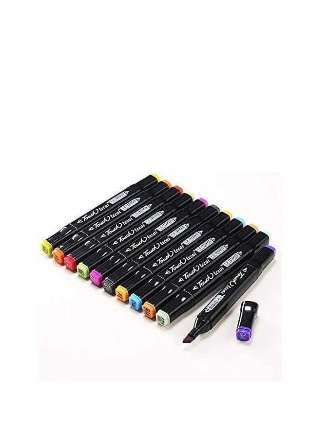Touch 80-Piece Twin Tips Marker Pen Multicolour  - Image 4