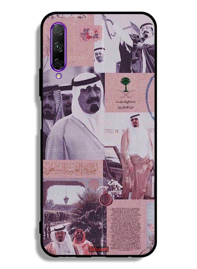 Tolwak Huawei Y9s Protective Case Cover King Abdullah Vintage Poster - Image 2