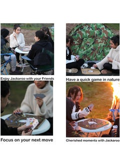 Arabest Board Game - Strategy, Competitive, Fun 2-4 Player Marbles and Card Game for Family, Friends, Kids & Adults - Classic Original Game - Foldable and Open in The Middle  - Image 5