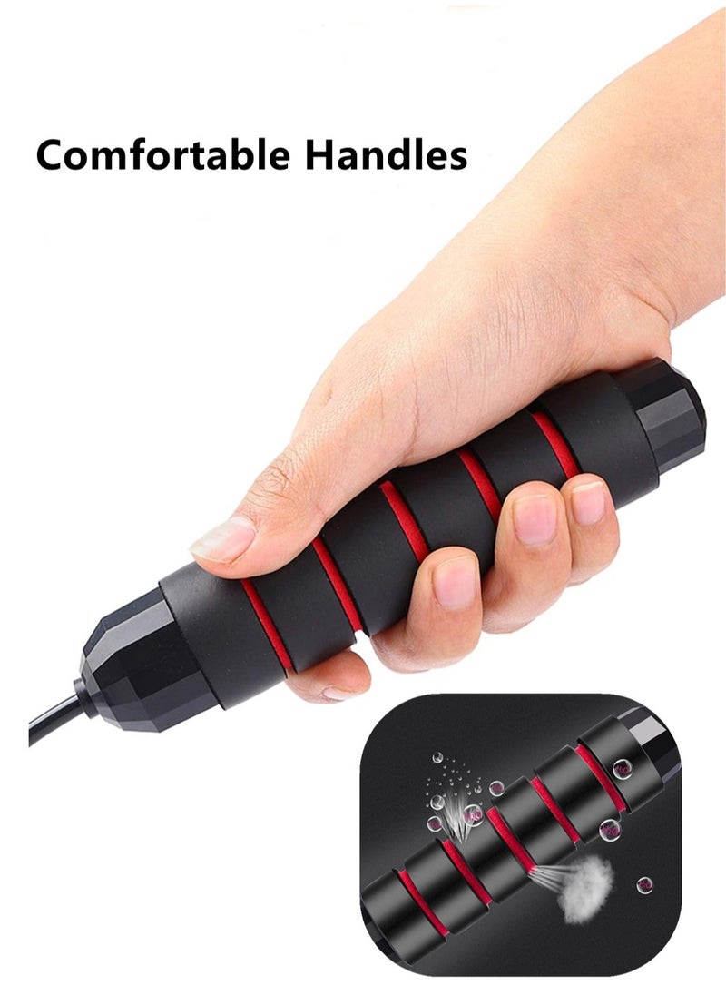 CoolRabbie CoolRabbie 9.2ft Jump Rope, Adjustable Jump Ropes, Skipping Rope Tangle-Free Rapid Speed with Ball Bearings, and Weighted Loads  - Image 5