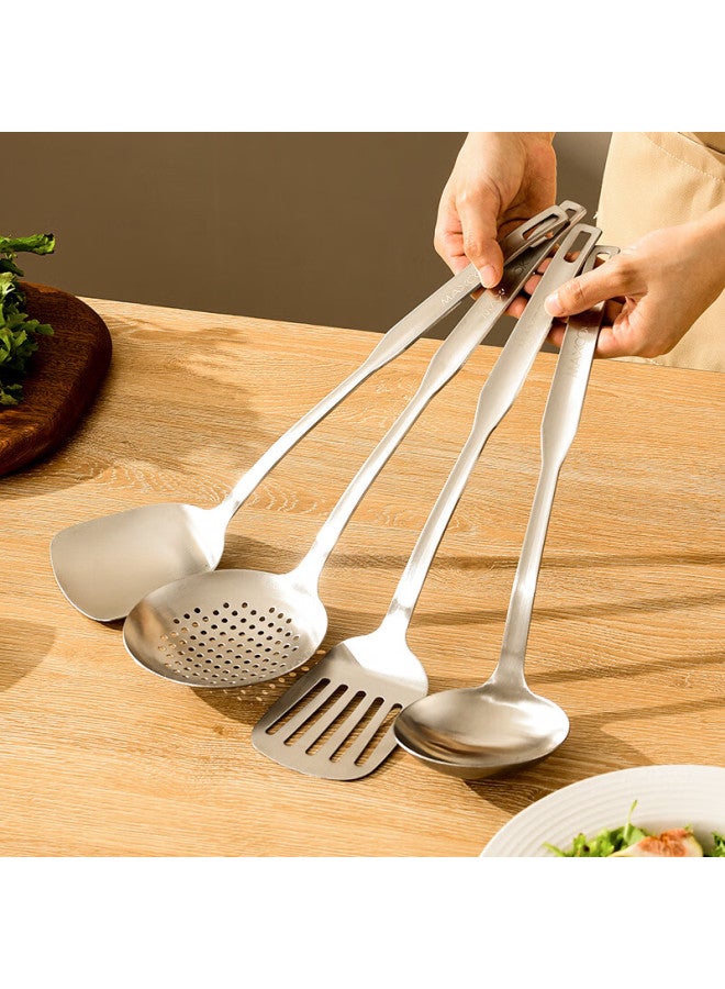 Maxcook Soup Ladle, 304 Stainless Steel Large Soup Spoon, Thickened Spoon With Long Handle, Cooking Spoon, Porridge Spoon Mccu9989