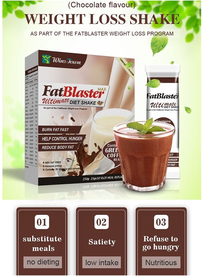 Wins Town - slim milk tea Chocolate milkshake weight loss shake - Image 1
