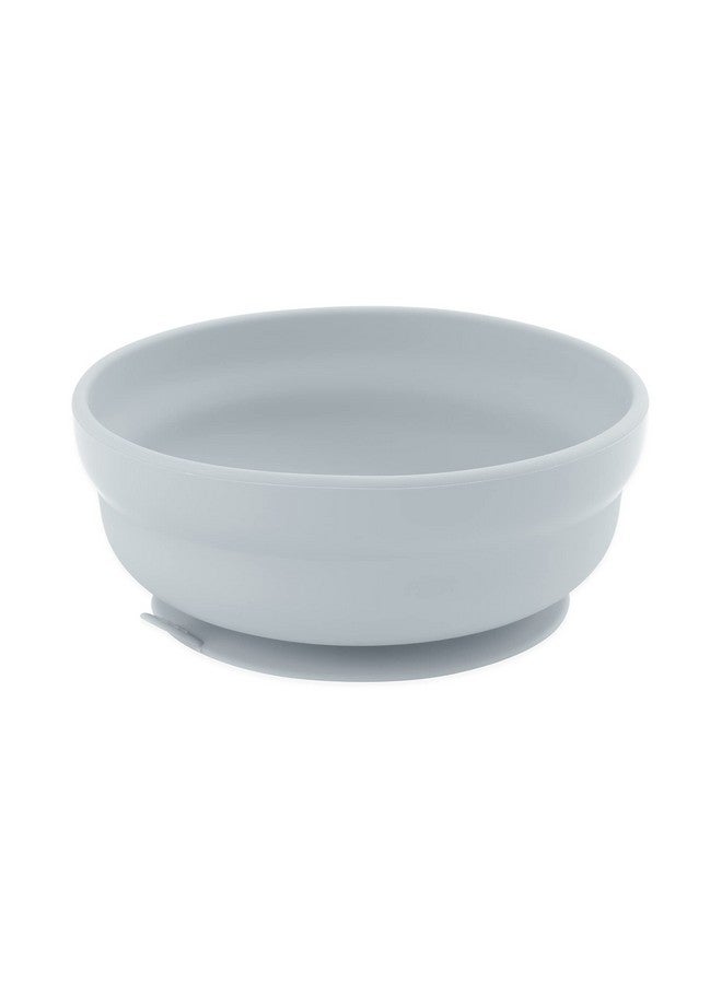 Baby Bowl Silicone Suction For Babies Toddlers And Kids Baby Led Weaning Feeding Essentials Platinum Silicone Non Skid Sticky Bottom Supplies For Children Ages 6 Months Up Gray