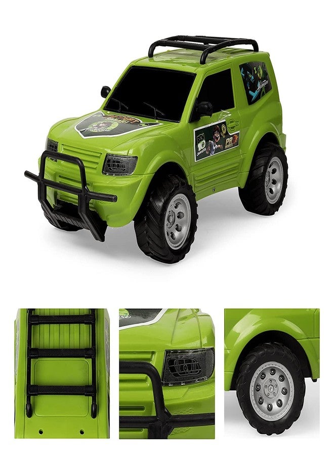 Toyify Monster SUV Toy Car Friction Powered Off Road Vehicle Push Pull Automobile Adventure Racer Big Wheel Utility Jeep Simulation Transport Playset Boys Kids - Image 4