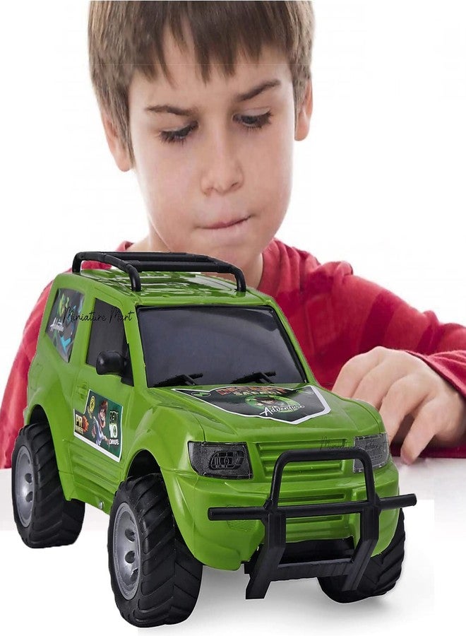 Toyify Monster SUV Toy Car Friction Powered Off Road Vehicle Push Pull Automobile Adventure Racer Big Wheel Utility Jeep Simulation Transport Playset Boys Kids - Image 1