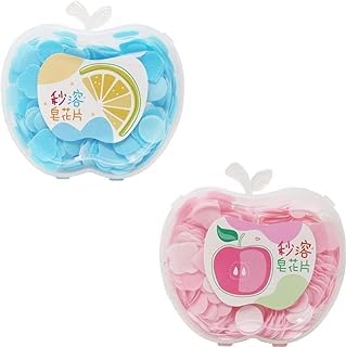 YBN Paper Soap in a Cute Plastic Box Clean Soft Bath for Travel Day Outing Trekking Pack of 2 - Image 1