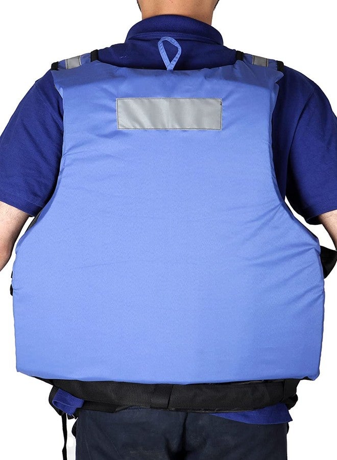 jilani Easy wear Adult Safety Life Jackets Vest, Weight Capacity up to 90 kg Buoyancy 100n Blue - Image 5