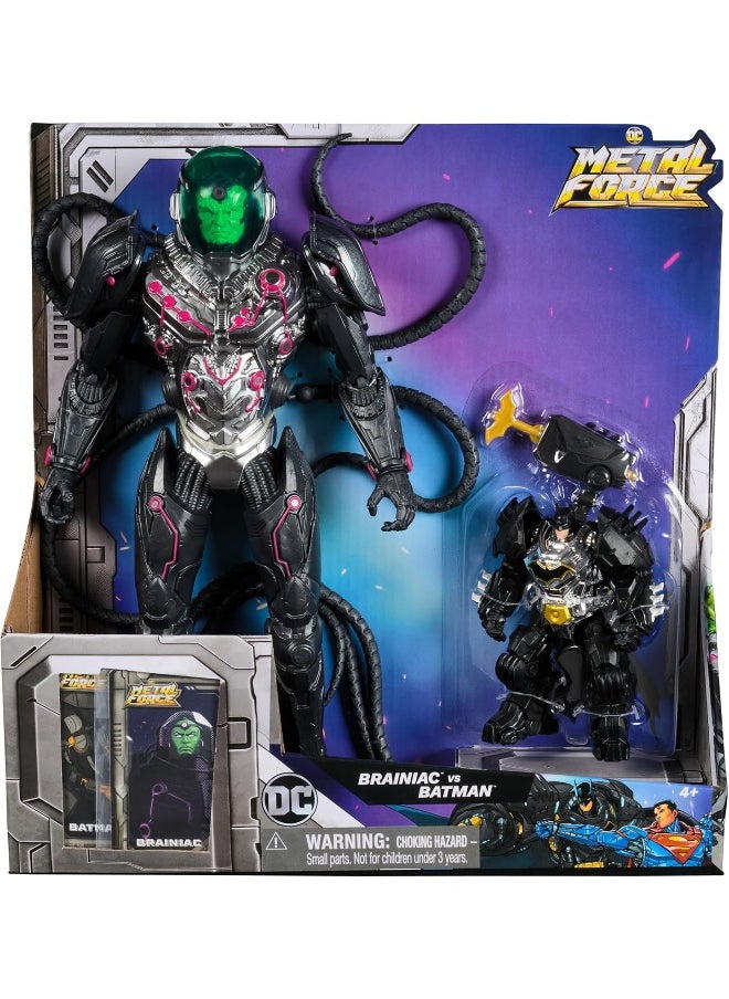 DC DC Metal Force Brainiac vs. Batman Action Figures Set (30.48 cm)  - Image 2