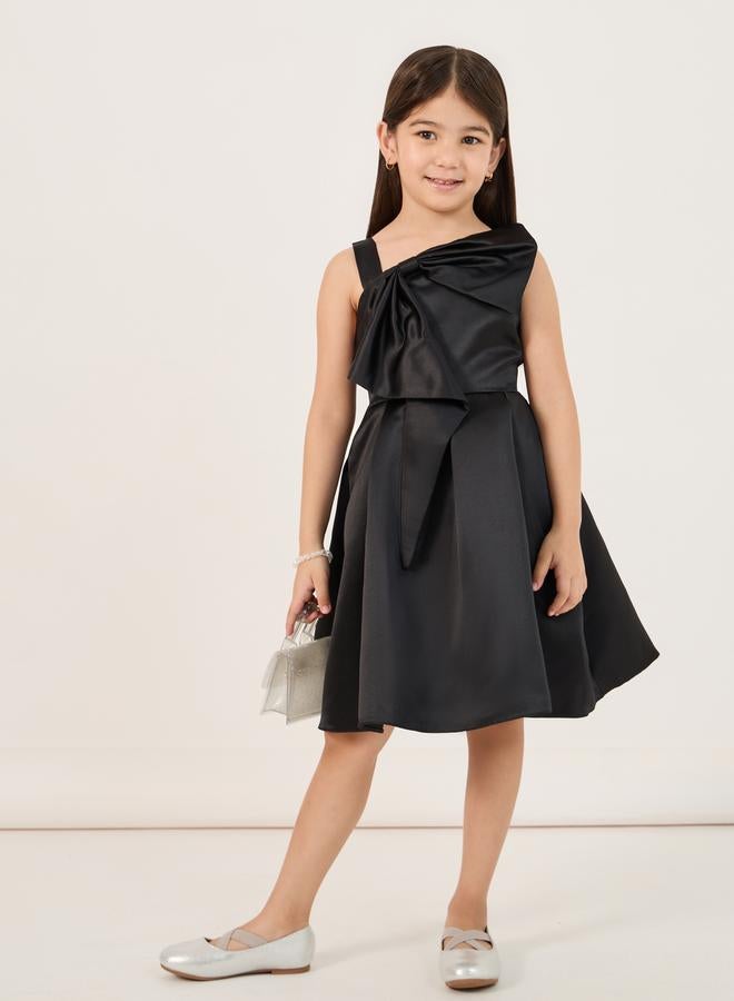 Styli Bow Accent Dress  - Image 2
