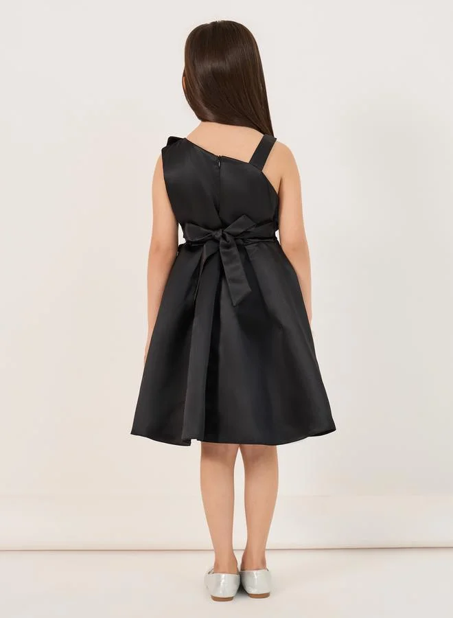 Styli Bow Accent Dress