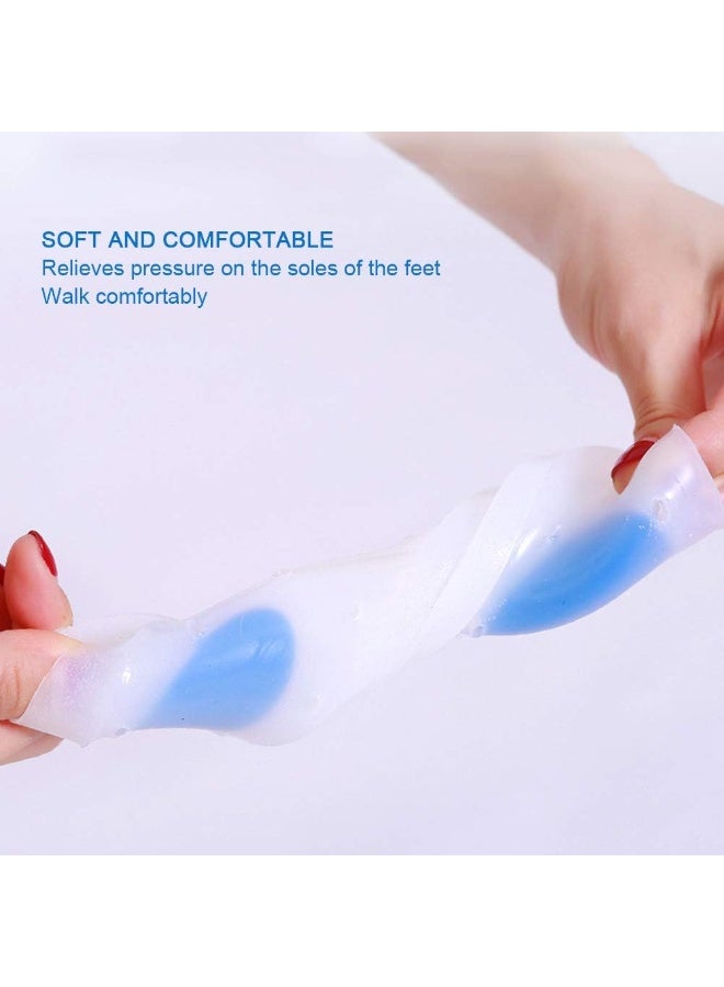 Shock-absorbing silicone insole for flat foot pain relief, foot correction, and plantar fasciitis relief for men - Image 5