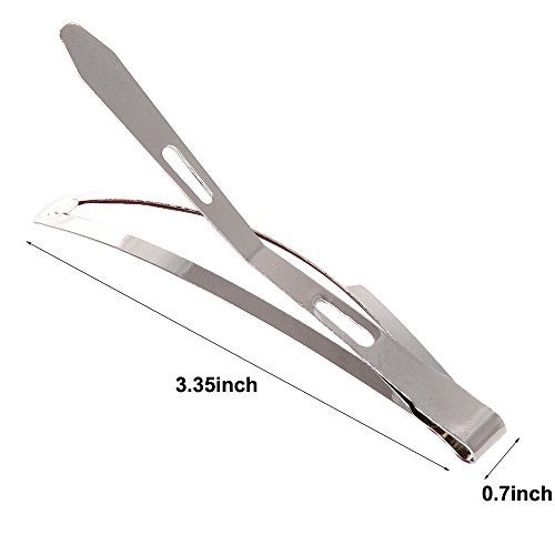 LONEEDY Pack of 12 Large Metal Stoving Varnish Hair Snap Clips, No-slip Hair Clips Barrettes For Women and Girl (Black) - Image 4