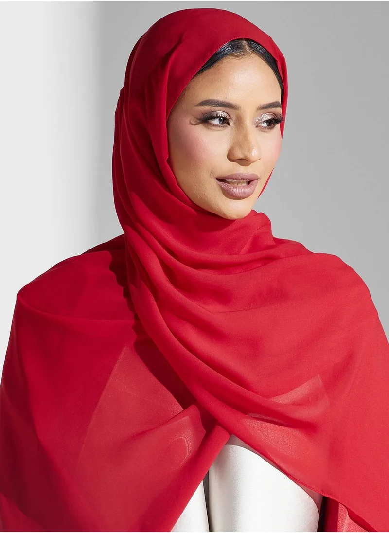 Meem by Mariyah Wide Sleeve Contrast Detail Abaya