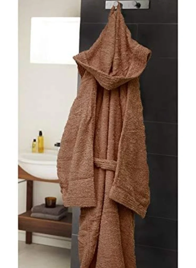 Bliss Casa Unisex Hooded Bathrobe - 100% Cotton, Super Soft, Highly Absorbent Bathrobes For Women & Men- Perfect for Everyday Use