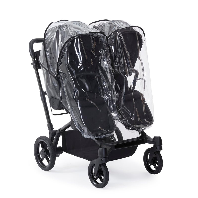 Contours Baby Clear Stroller Rain Cover, Travel Waterproof Weather Shield, Windproof, Protects from Dust and Snow, Baby Stroller Accessory - Image 2