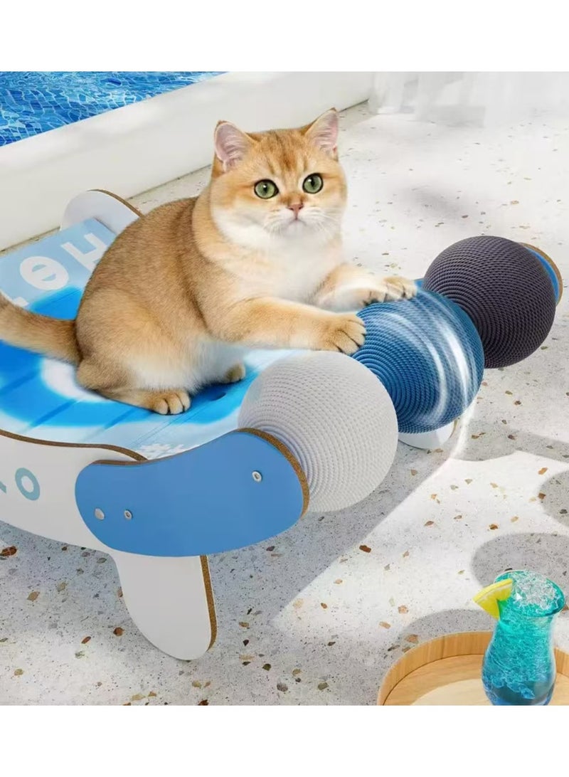 Elevated Pet Cooling Bed with Interactive Hanging Balls for Cats and Small Dogs - Image 2