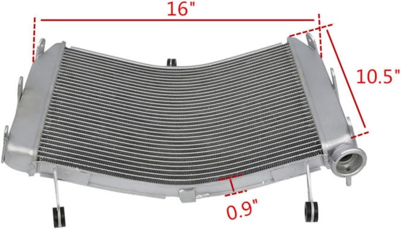 DEMULAX Motorcycle Aluminum Radiator for GSX S1000/S1000F (2016-2020) - Image 2