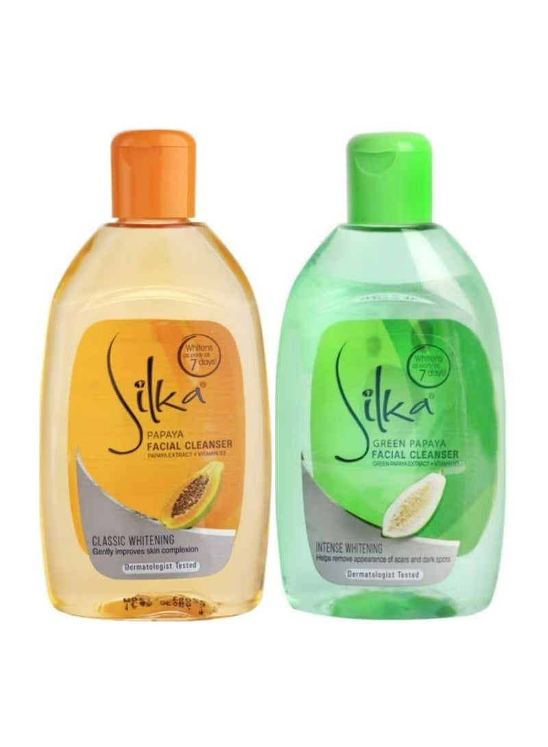 Papaya Facial Cleanser 150 ml + Green Papaya Facial Cleanser 150 ml
