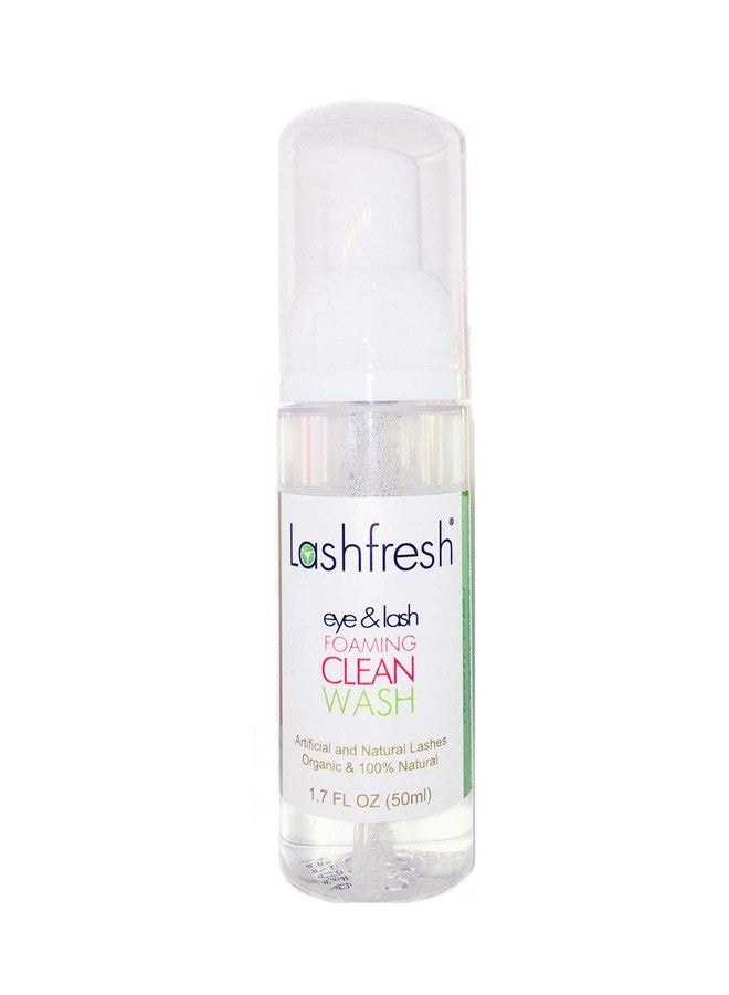 Lashfresh Foaming Clean Wash for Eyelash Extensions and Natural Lashes 50ml, Organic & 100% Natural. Sensitive formula. - Image 1