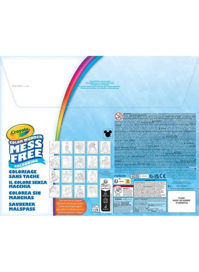 Crayola Color wonder set disney princess, coloring book, 4 markers - Image 3