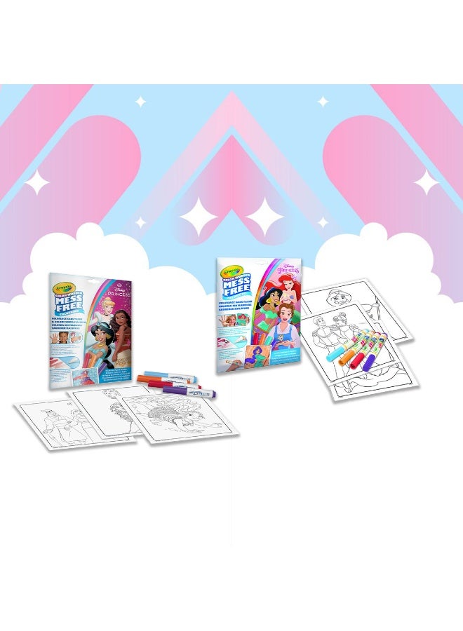 Crayola Color Wonder Once Upon A Time Coloring Set  – 18 Mess-Free Fairy Tale Coloring Pages and 4 Color Wonder Markers in Reusable Foldalope Storage Envelope (Ages 3+) - Image 3