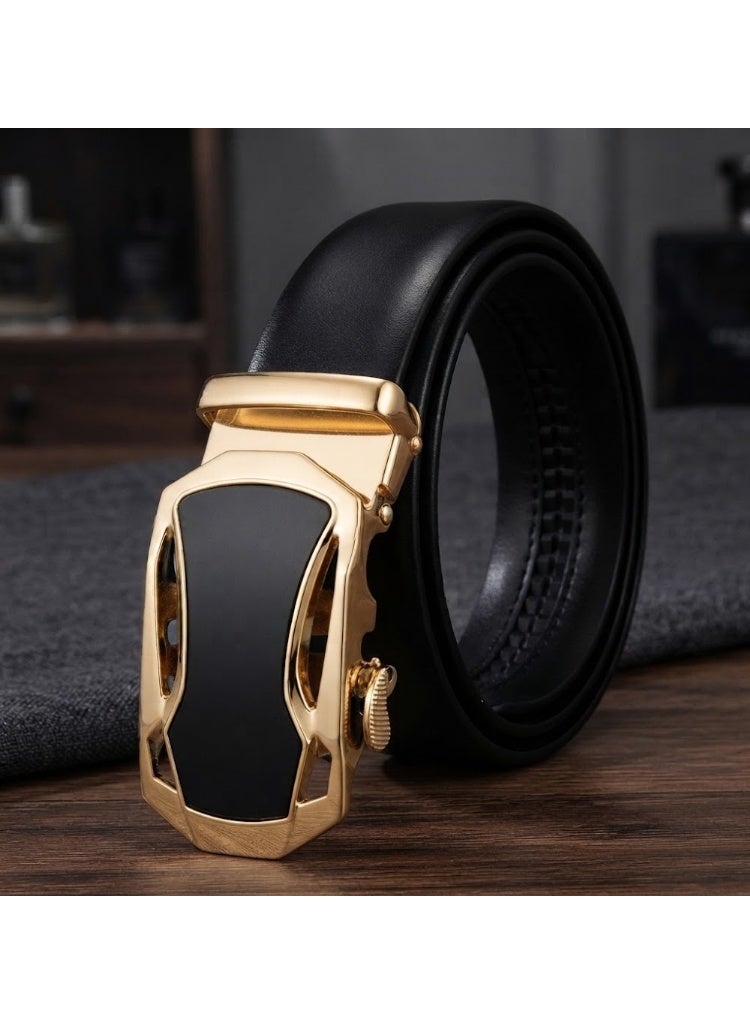 Stylish men's belt made of 100% genuine leather, durable and of high quality - Image 1