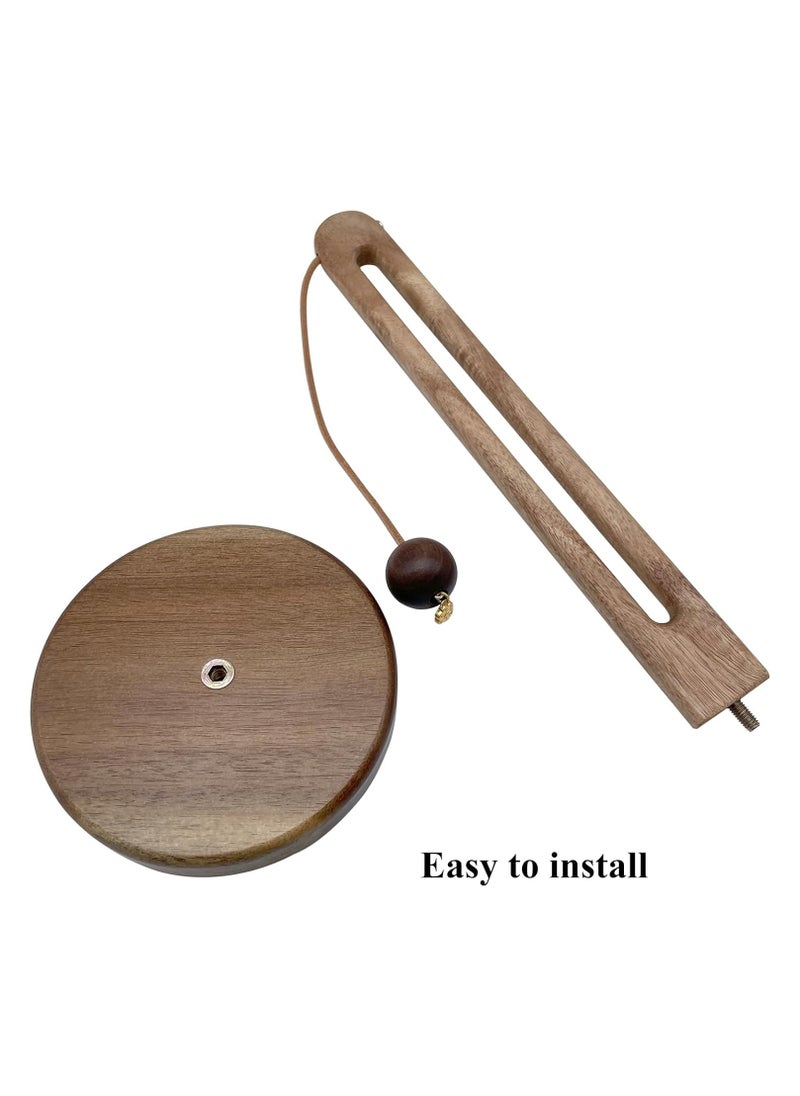 SYOSI - Kitchen Roll Holder Free Standing, Acacia Wood Paper Towel Holder Stand for Kitchen Counter, Non Slip Kitchen Towel Roll Holder Countertop, Farmhouse Kitchen Organizer Fits Most Size Paper Roll - Image 1