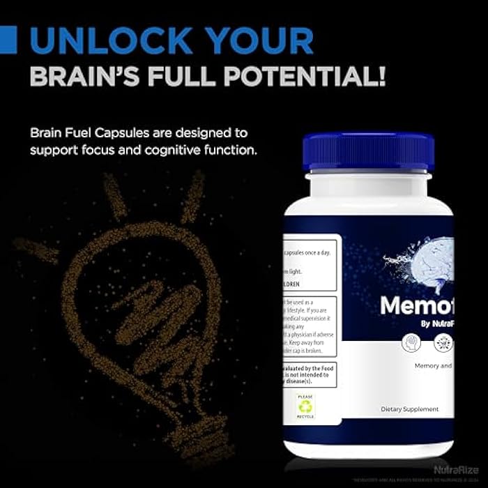 NutraRize (2 Pack) Memo Force Pills, Unlock Your Full Potential With Memo Force Capsules - Supports Memory, Focus & Concentration, For Balanced Health and Function, Official Memo Force Reviews (120 Capsules) - Image 5