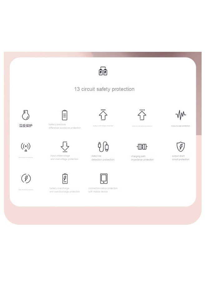 Mini Capsule Power Bank 10000mAh Portable Charger with Phone Stand (Type-C Version Includes Charging Cable for iPhone) - Image 5