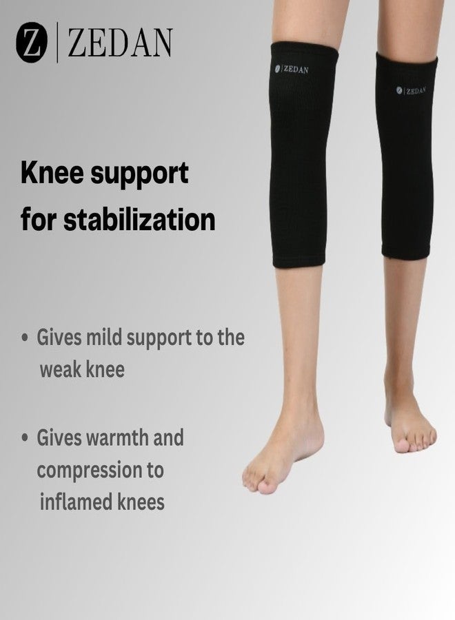 ZEDAN Knee Cap Support Brace For Knee Pain, Gym Workout, Running, Arthritis | Joint Pain Relief Protection For Men & Women | Heal Sports Injury & Reduce Inflammation (XL) - Image 3