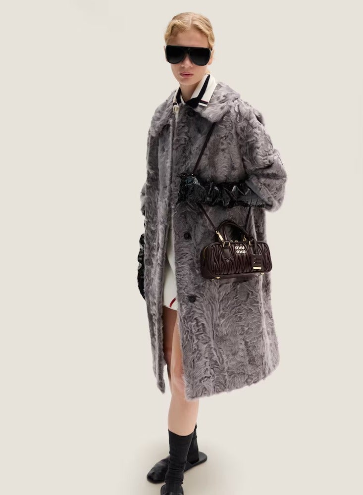 MIU MiU Arcadie Top Handle Bag in Matelassé Nappa Leather Crossbody Shoulder bag M  - Image 3