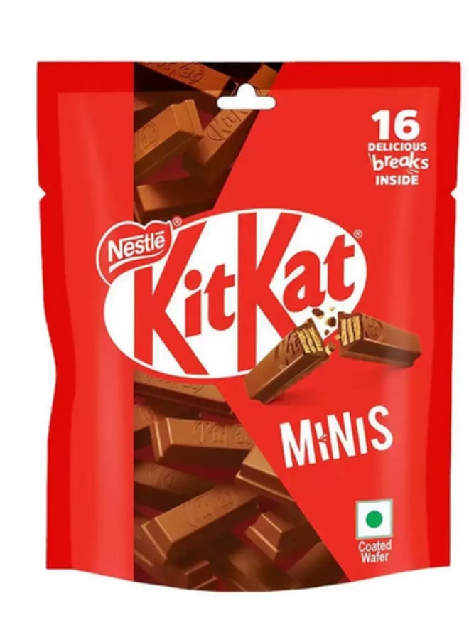 KitKat Nestle Kitkat Minis Choco Coated Crispy Wafer Finger- 118.4gms