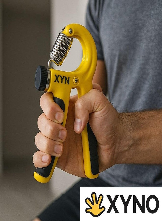 XYNO Hand Grip Strengthener Combo with Counter - 2 Finger Grippers for Forearm, Finger & Vein Training - Adjustable Resistance, Durable ABS Build, 1-Year Warranty - Home & Gym Workout Tool - Image 2