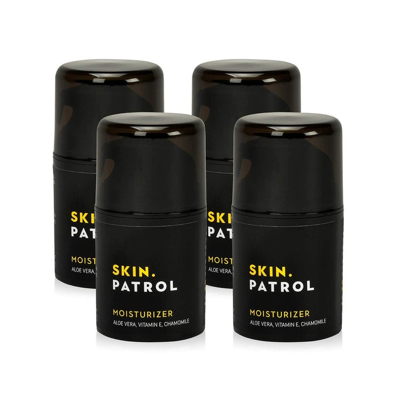 Bump Patrol Everyday Skin Moisturizer - Aloe Vera, Vitamin E, Chamomile Guards Against Razor Bumps, Ingrown Hairs - 1.68 Ounces - Pack of 4