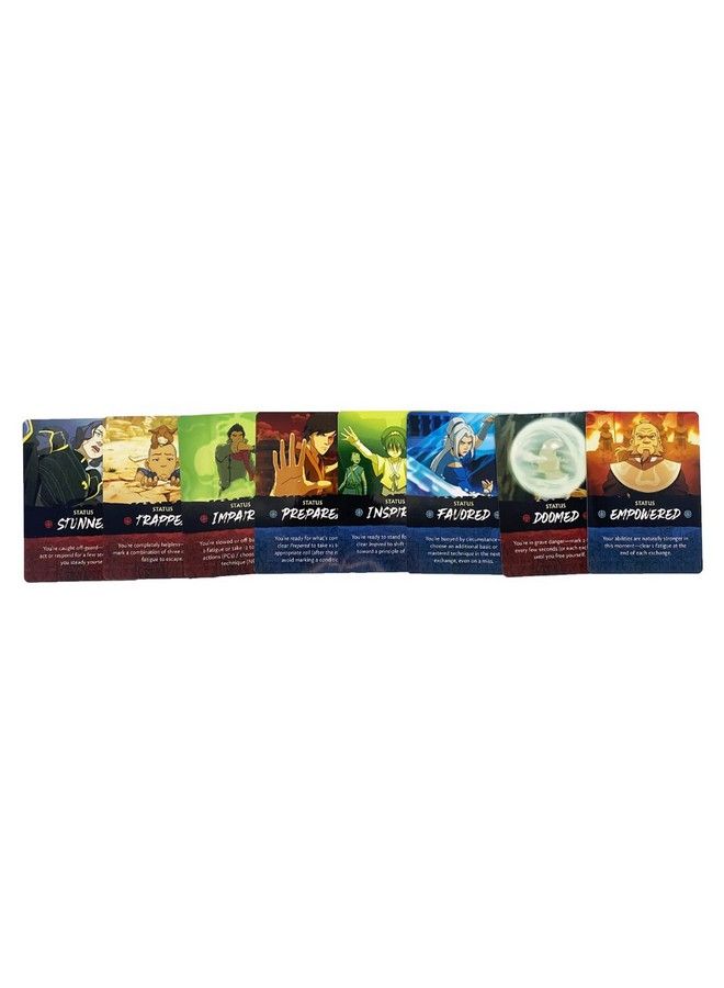 ماغباي غايمز Avatar Legends The Rpg: Combat Action Deck Expansion 55 حزمة توسيع سطح البطاقات لاستخدامها مع Avatar Legends Rpg Core Book ميزات تقنية الموقف وبطاقات الحالة - Image 4