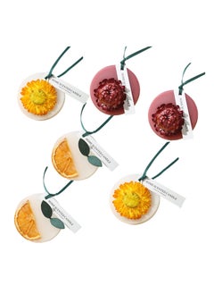 6Pcs Wardrobe Aromatherapy Wax Tablets Scented Wax Wax Flakes Solid Wax Scented Sachets Sachets Bags for Drawer Closet Bedroom Home (Floral-A)